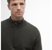 Sweat Holden Half Zip Knitted Jumper Olive Barbour