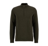 Sweat Holden Half Zip Knitted Jumper Olive Barbour