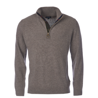 Sweat Holden Half Zip Knitted Jumper Military Barbour