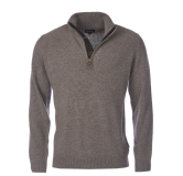 Sweat Holden Half Zip Knitted Jumper Military Barbour