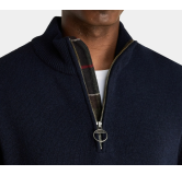 Sweat Holden Half Zip Knitted Jumper Navy Barbour