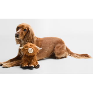 Jouet pour chien en forme de vache des Highlands Barbour