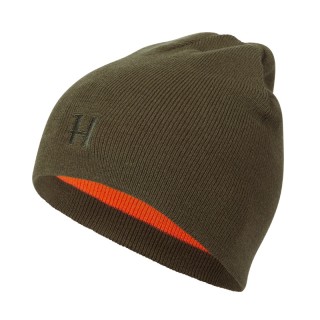 Harkila Bonnet Réversible Willow Green / Orange