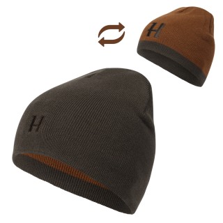 Harkila Bonnet Réversible Shadow Brown / Rustique clay