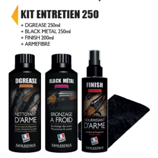 KIT ENTRETIEN 250 DGREASE+BLACK METAL+FINISH