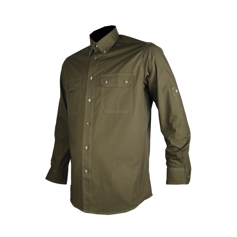 Somlys Chemise manches longues Transformable Outdoor VERT