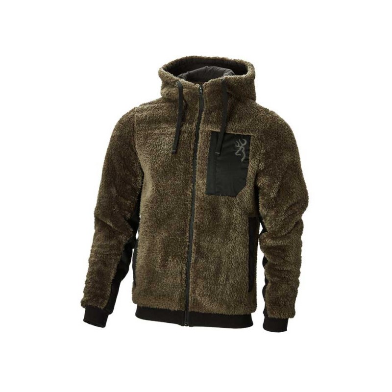 SWEAT chaud Browning  SNAPSHOT SHERPA vert