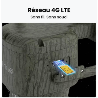 CAMERA REOLINK G770 AVEC PANNEAU SOLAIRE 