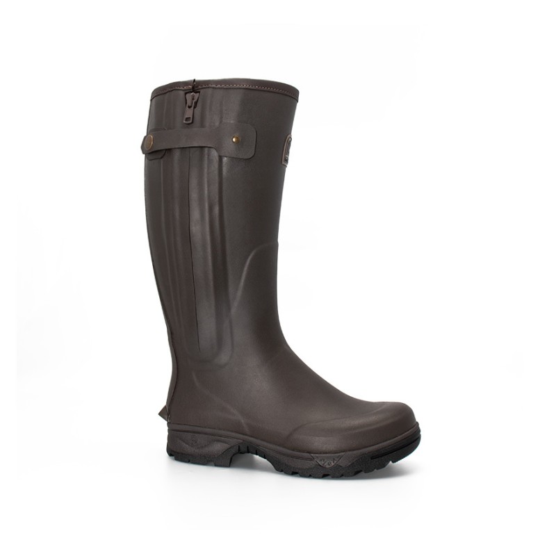 Botte Rouchette VENEUR NEO ZIP Marron