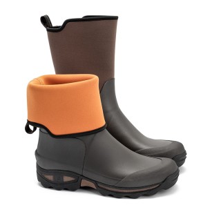 Demi Botte Rouchette CLEAN GARDEN Marron