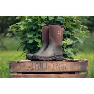 Demi Botte Rouchette CLEAN GARDEN Marron