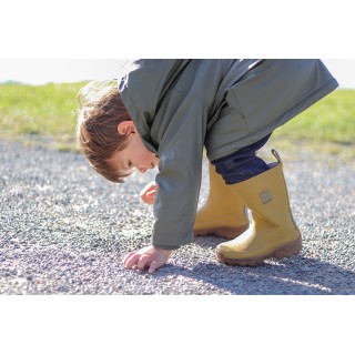 Bottes Rouchette CLEAN KIDS Moutarde