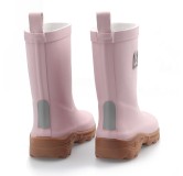 Botte Rouchette CLEAN KIDS Rose Poudre