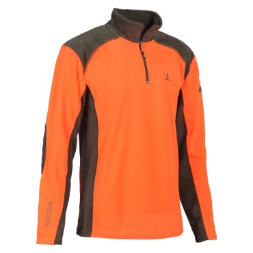 PERCUSSION POLO POLAIRE ORANGE