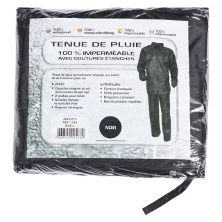 TENUE DE PLUIE PERCUSSION NOIRE