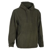 SWEATSHIRT POLAIRE A CAPUCHE PERCUSSION MARRON