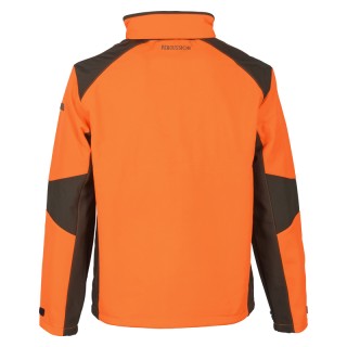 Blouson Percussion SOFTSHELL kaki/orange