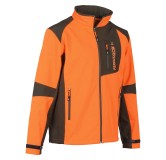 Blouson Percussion SOFTSHELL kaki/orange