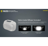 LAMPE FRONTALE Nitecore NU33 NOIR - 700 LUMENS