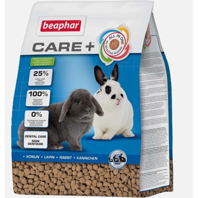 Beaphar CARE+ LAPIN ALIMENT EXTRUD 1.5KG
