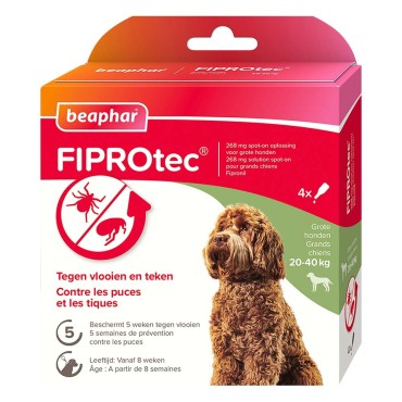 FIPROtec 268 mg solution spot-on pour grands chiens