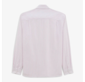 Chemise manches longues à rayures serge blanco rose lilas
