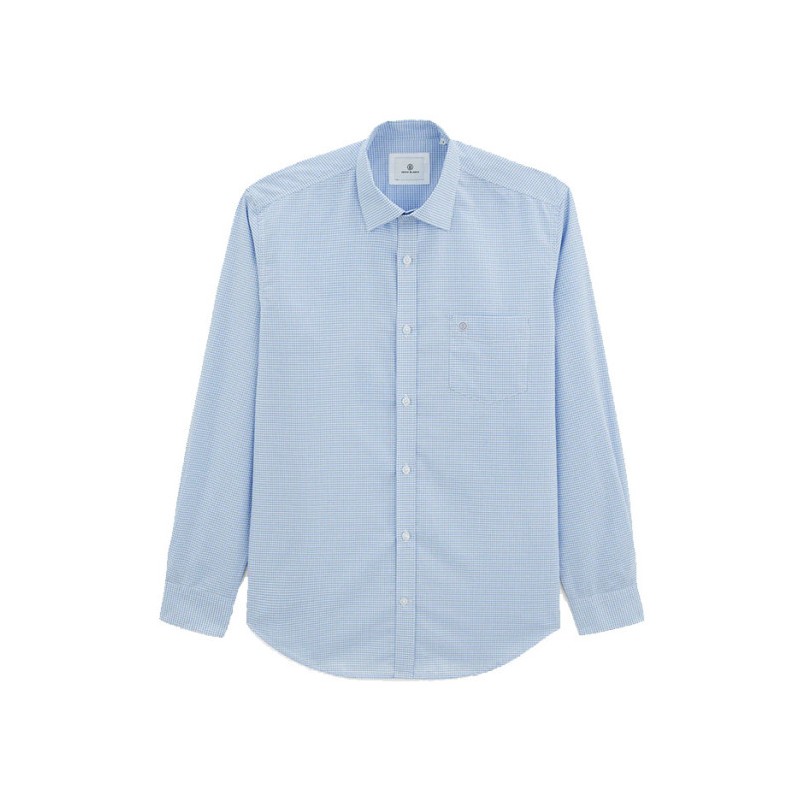 Chemise à carreaux Vichy Clément Serge Blanco