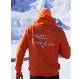 SWEAT ORANGE L'AMOUR DU CHIEN Chasse tricolore