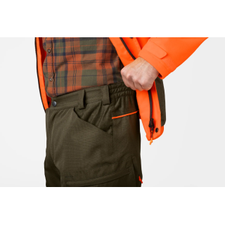 Pantalon Venture Seeland Pine Green / Hi-vis orange