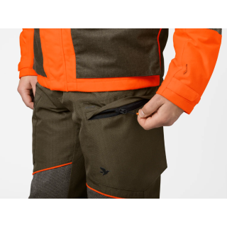 Pantalon Venture Seeland Pine Green / Hi-vis orange