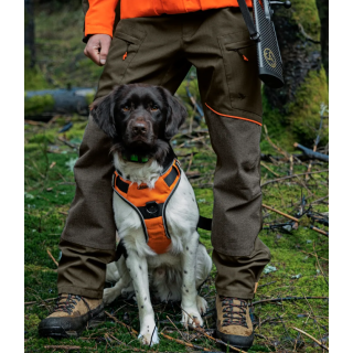 Pantalon Venture Seeland Pine Green / Hi-vis orange
