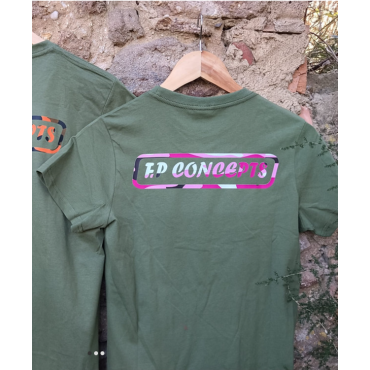 TEE SHIRT FEMME VERT FP Concepts