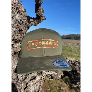 CASQUETTE KAKI ORANGE CAMO FP Concepts