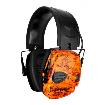 Casque Electronique Anti-Bruit ProHunt Orange