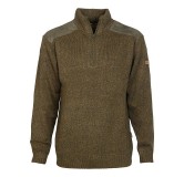 Pull chasse brode col cheminee
