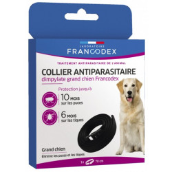 COLLIER ANTIPARASITAIRE DIMPYLATE FRANCODEX 50CM