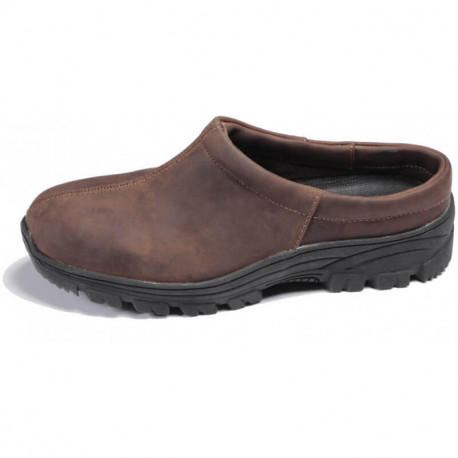 SABOT CUIR TRONCAIS