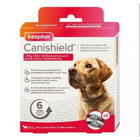 BEAPHAR CANISHIELD GRANDS CHIENS  65 CM X2
