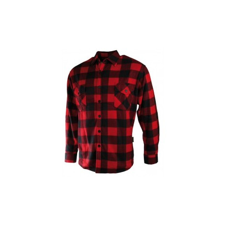 CHEMISE POLAIRE ROUGE