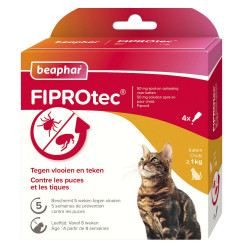 BEAPHAR PIPETTES FIPROTEC 50mg x4