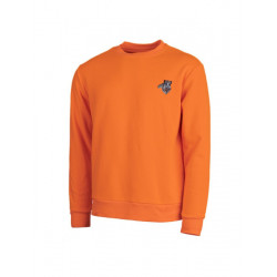 SWEAT ORANGE BRODERIE SANGLIER